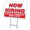 Signmission Now Hiring Physical Therapist Assistants Yard & Stake plastic, 1824 PHYSICAL THERAPIST ASSISTANTS C-1824 PHYSICAL THERAPIST ASSISTANTS - alternate 1